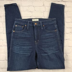 Madewell Size 27 10 Inch High Riser Skinny Skinny Jean Blue